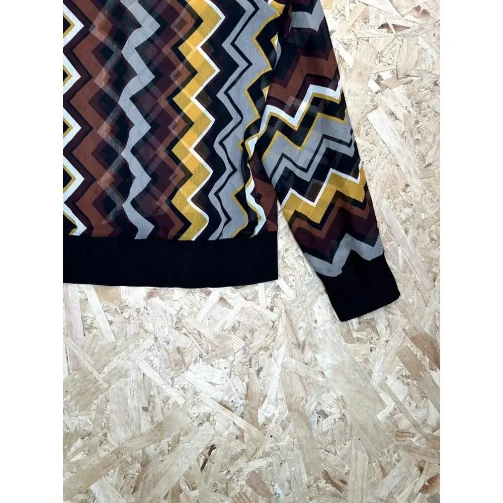 Missoni for Target 20th Anniversary Chevron Knit V-Neck Sweater Mens